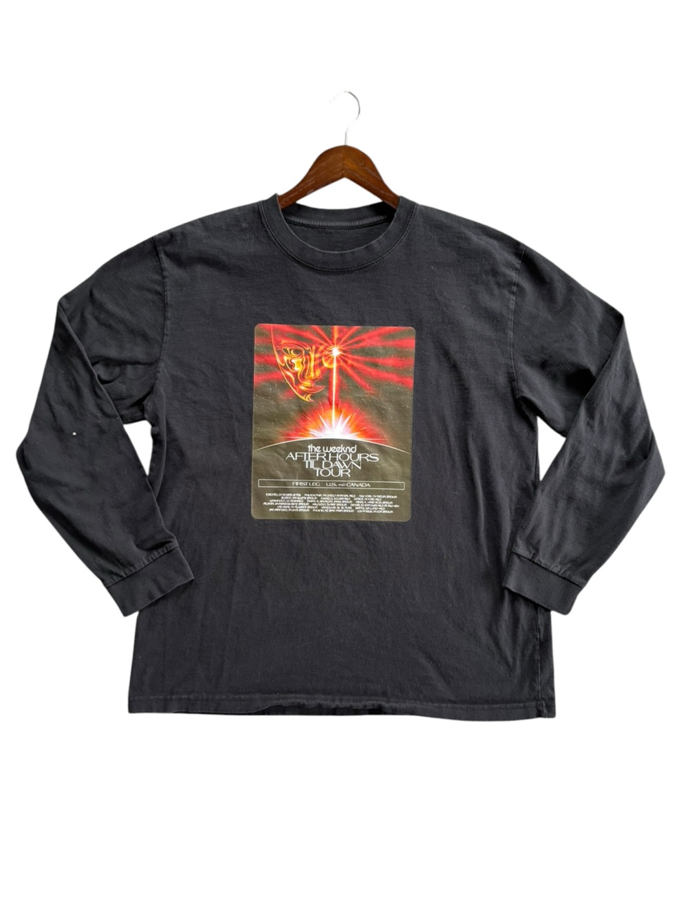 The Weeknd After Hours Til Dawn Tour Long Sleeve Band Tee Large